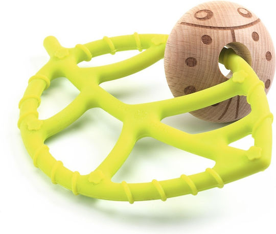 Djeco Djeco Discovery Teething Ring Made of Wood for 0 Months+ 3 Pieces