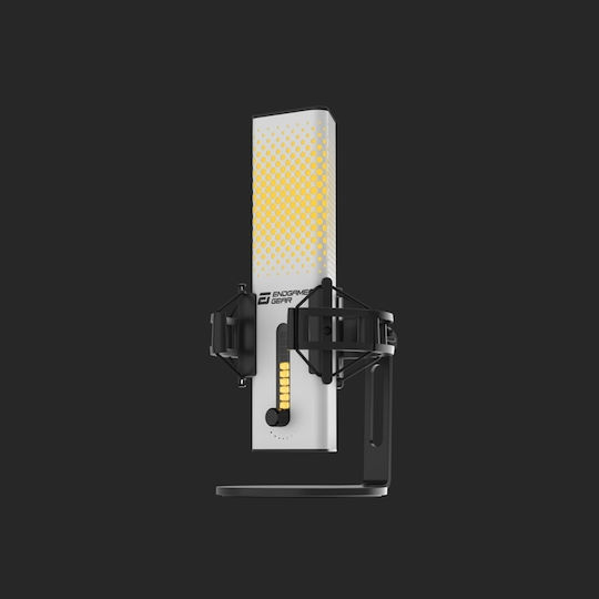 Endgame Gear Xstrm Комплект Електрет Микрофон USB Настолен за Вокали Бял в White Цвят