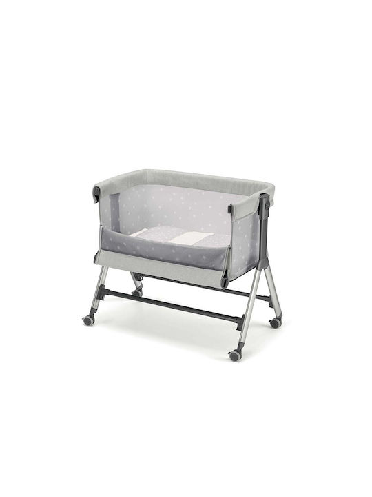 Cam Baby Cradle Sempreconte Grey with Mattress and Side Opening