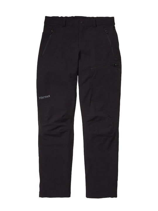 Marmot Softshell Scree Ανδρικό Μακρύ Παντελόνι Πεζοπορίας Μαύρο