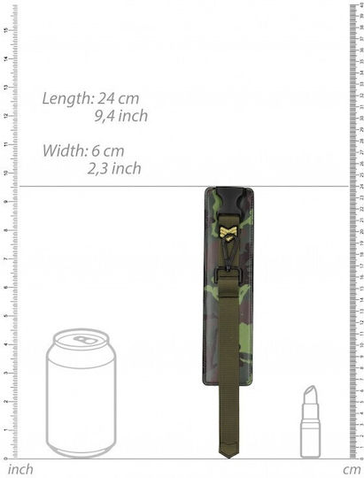 Shots Ouch! Army Theme Wrist Cuffs Белезници в Зелен Цвят