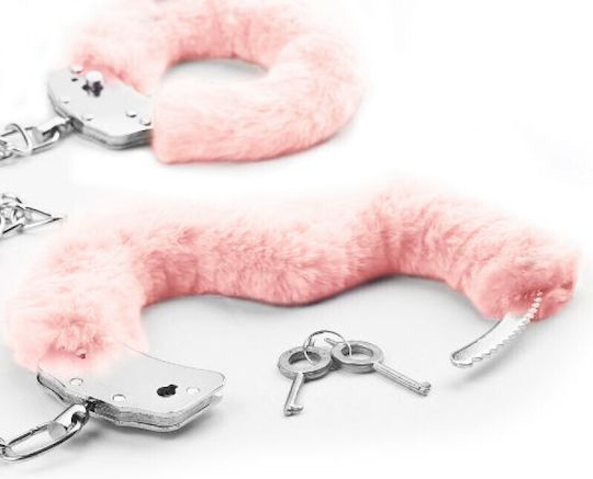 Lovetoy Pink Fluffy Leg Cuffs Handschellen in Rosa Farbe