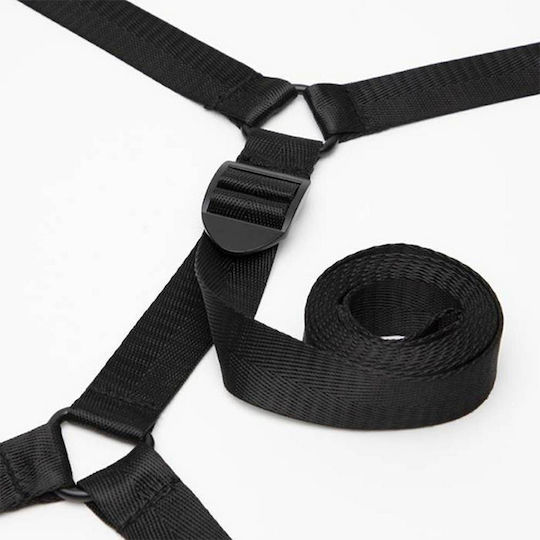Fifty Shades of Grey Sweet Anticipation Under Mattress Restraint Set Σετ για Δέσιμο στο Κρεβάτι σε Γκρι Χρώμα