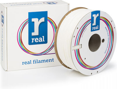 Real Filament ABS Filament pentru imprimante 3D 1.75mm Alb 1kg