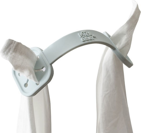 Interbaby Baby Accessories Bib Support Ribbon Gray Blue