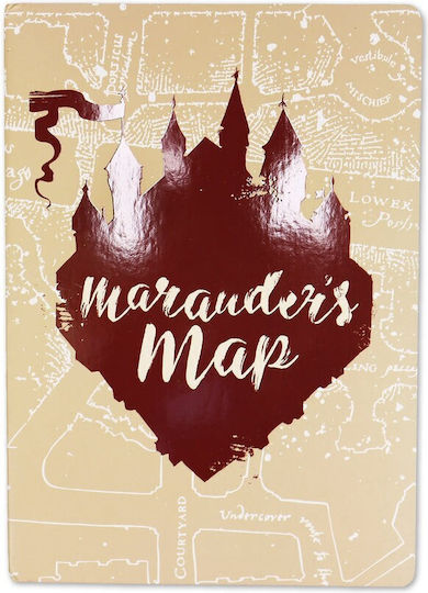 Harry Potter Harry Potter Marauders Σημειωματάριο A5 288 Φύλλων Ριγέ με Σκληρό Εξώφυλλο Πολύχρωμο