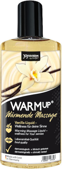JoyDivision WARMup Massage Oil Heating with Scent Vanilla 150ml