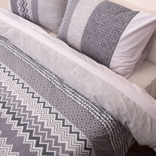Anna Riska Bettbezug-Set Baumwolle Einzelbett mit Kissenbezug 155x240 Dream 7008