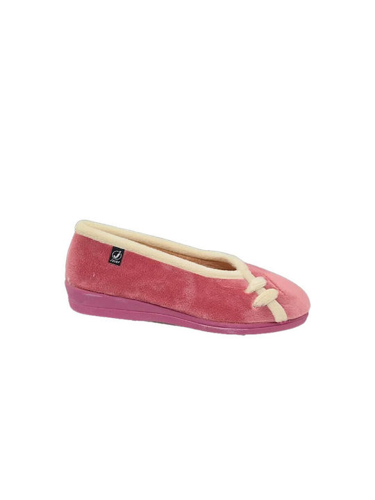 Women's winter slippers closed javer 2175-malva