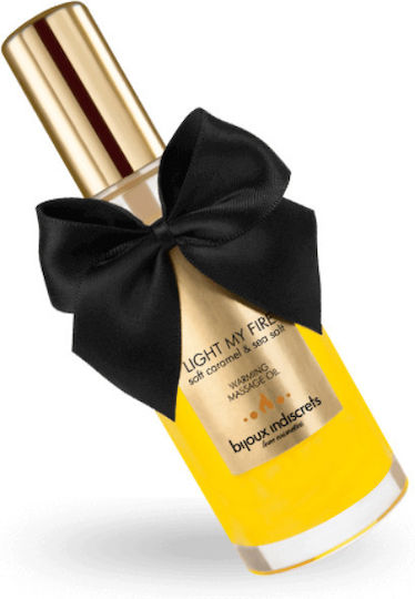 Bijoux Indiscrets Warming Light My Fire Λάδι για Μασάζ σε Spray με Άρωμα Soft Caramel Sea Salt 100ml