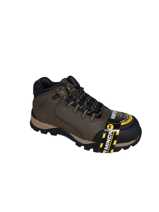 Dream House Waterproof Boots Safety Brown S3 with Certification P, HRO,SRC