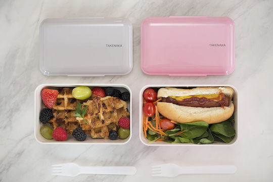 Bento Βox Кутия за Храна Пластмасова Сива С Прегради 900ml