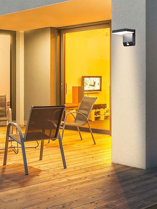 V-TAC Wall-Mounted Outdoor Ceiling Light LED IP65 17W with Natural White Light 17.8x17x16εκ.
