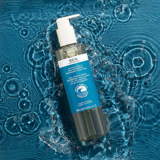 Ren Atlantic Kelp and Magnesium Energising Hand Wash Αφρόλουτρο & Άρωμα Ωκεανός 300ml