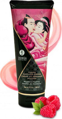 Shunga Kissable Κρέμα για Μασάζ με Άρωμα Raspberry Feeling 200ml