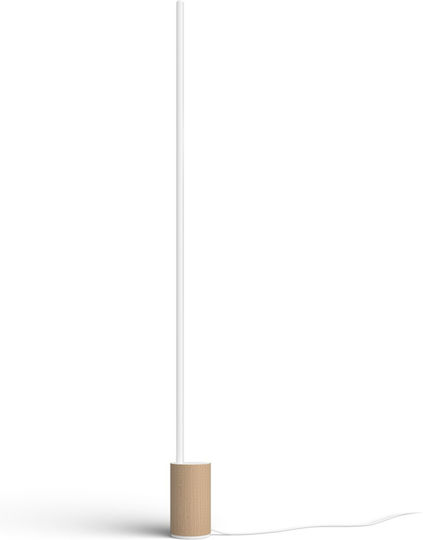 Philips LED Stehleuchte H145cm. mit RGBW Licht 1800lm Weiß