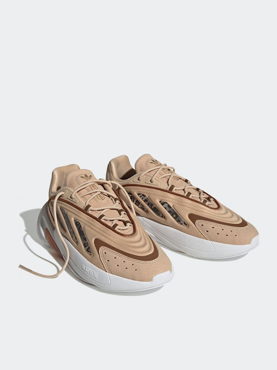 adidas Ozelia Чънки Маратонки Magic Beige / Wild Brown / Gold Metallic adidas Ozelia Чънки Маратонки Magic Beige / Wild Brown / Gold Metallic