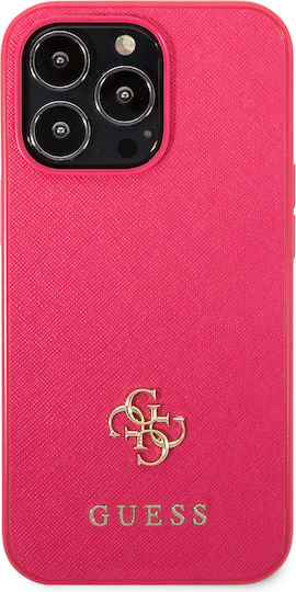 Guess Metal Logo Back Cover Plastic Pink (iPhone 13 Pro)