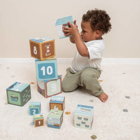 Little Dutch Stacking Toy Sailors Bay for 18++ Months
