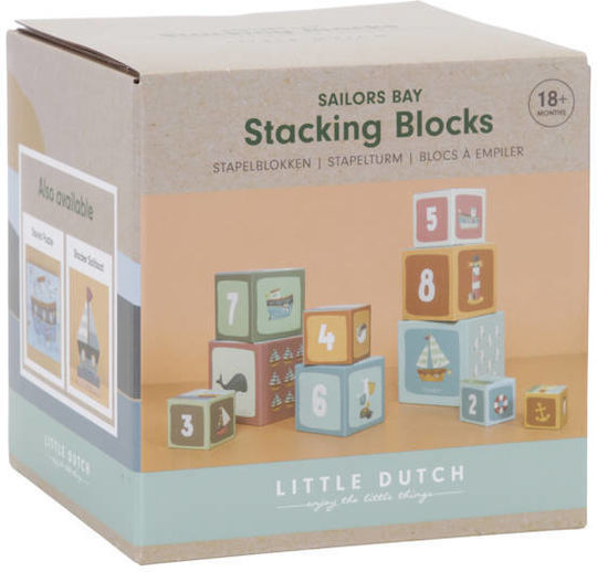 Little Dutch Stacking Toy Sailors Bay for 18++ Months