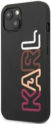 Karl Lagerfeld Multipink Brand Back Cover Πλαστικό Μαύρο (iPhone 13)