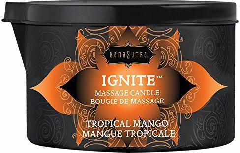 Kama Sutra Ignite Massagekerze mit Duft Tropische Mango 170gr