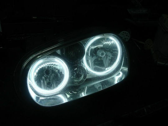 Car Headlight Angel Eye Ring 12V Volkswagen Golf White Color