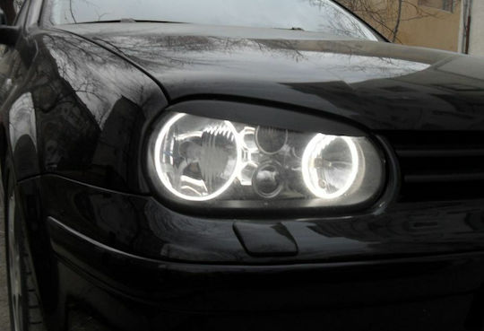 Car Headlight Angel Eye Ring 12V Volkswagen Golf White Color