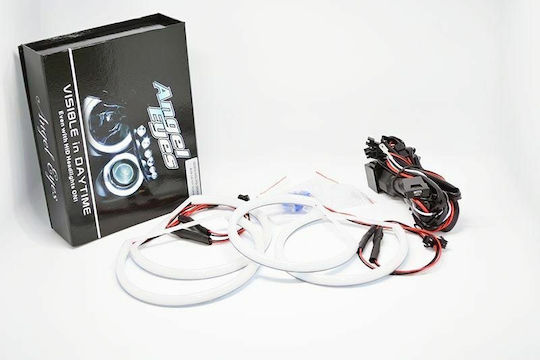 Car Headlight Angel Eye Ring 12V BMW E46 White Color