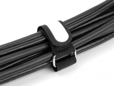 DeLock Pack of 5pcs Black Velcro Cable Ties 127x20mm 19603