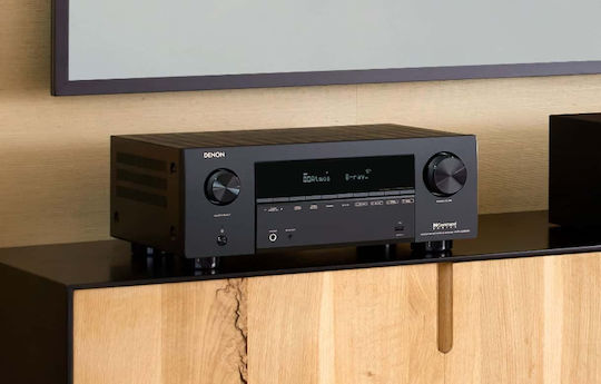 Denon AVR-X2800H Home Cinema Receiver 4K/8K 7.1 Channels 95W/8Ω 125W/6Ω with HDR and Dolby Atmos Black