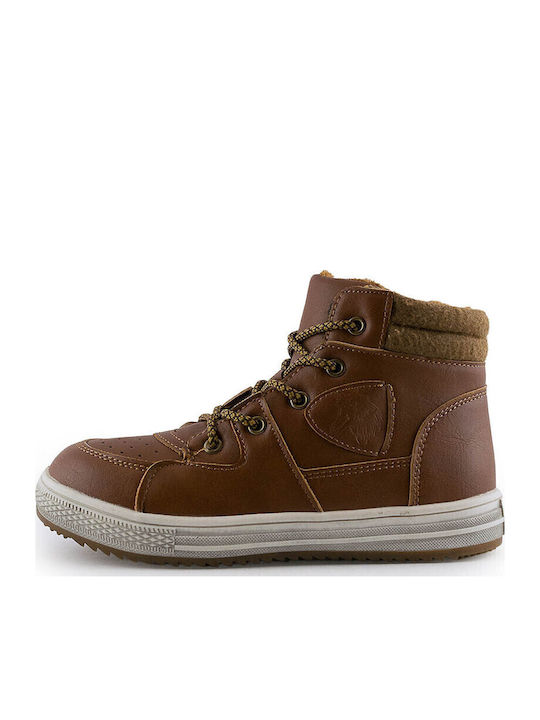Παιδικά Sneakers High Καφέ