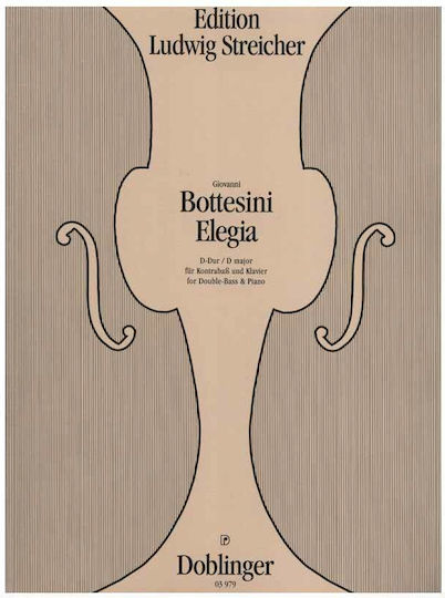 Doblinger Bottesini - Elegia in D Major pentru Instrumente cu coarde