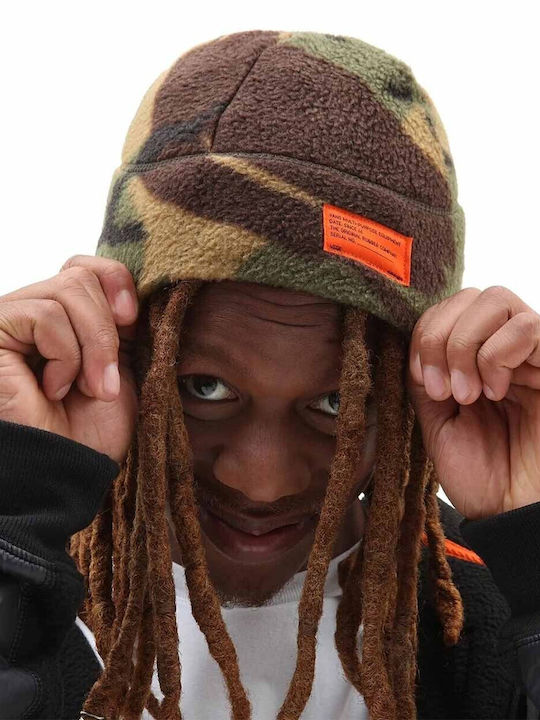 Ανδρικός Beanie Σκούφος σε Χακί χρώμα