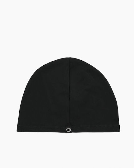 Beanie Unisex Σκούφος Πλεκτός σε Μαύρο χρώμα