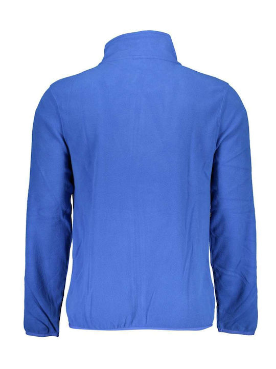 Squola Nautica Italiana Men's Fleece Cardigan with Zipper Blue