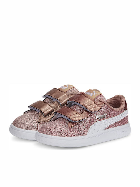 Smash Παιδικά Sneakers με Σκρατς Ροζ
