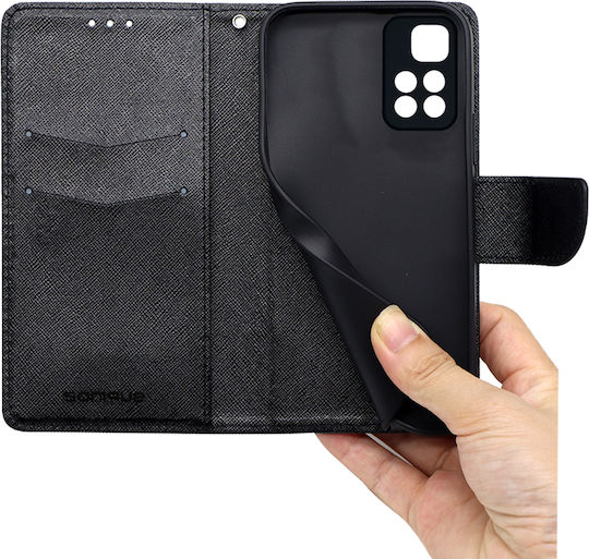 Sonique Trend Wallet Piele artificială Negru (Redmi Note 11 Pro+ 5G)