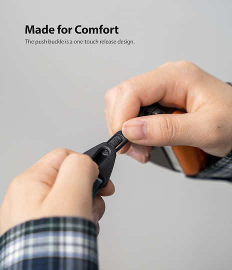 Ringke Neck Strap for Mobile Black