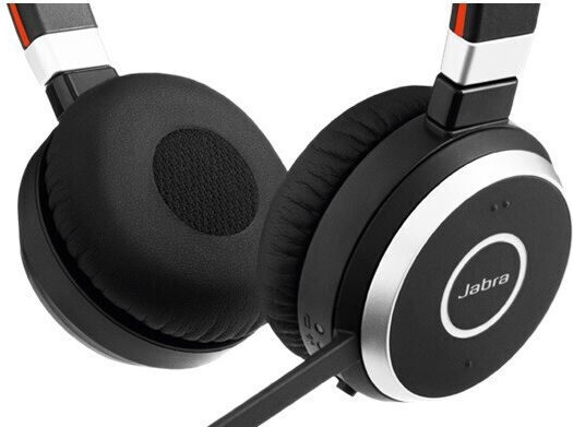 Jabra Evolve 65 SE MS Duo Безжични На ушите Мултимедийни слушалки с микрофон и връзка Bluetooth в Черен цвят