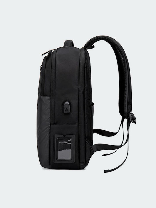 Arctic Hunter Golden Wolf GB00399 Wasserdicht Tasche Rucksack für Laptop 15.6" in Schwarz Farbe