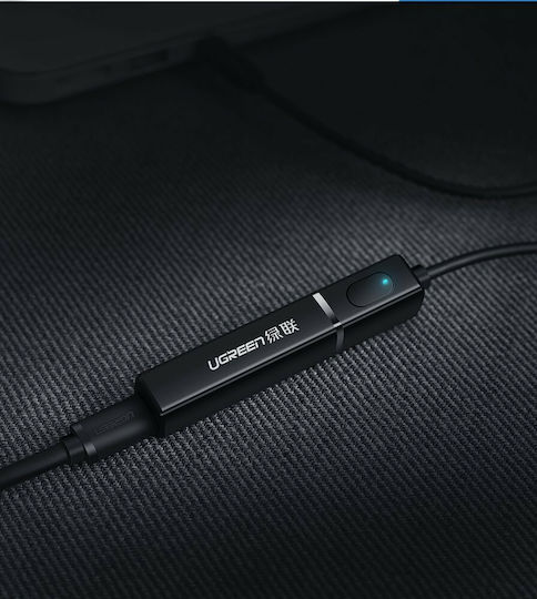 Ugreen CM107 Transmitter v5 Bluetooth 4.2 Receiver Transmitter with 3.5mm Jack Output Port Black