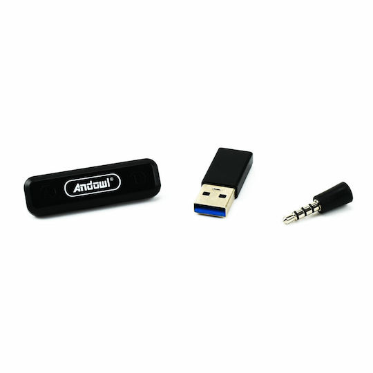 Andowl Bluetooth 5.0 Bluetooth-Empfänger / Sender mit USB-Ausgangsschnittstelle