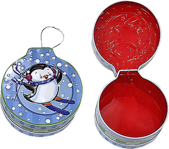 XMASfest Christmas Metal Figure Box Height 4cm (Μiscellaneous Designs/Colors)