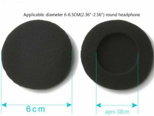 Foam Cover 60mm Replacement Earpads for Headphones