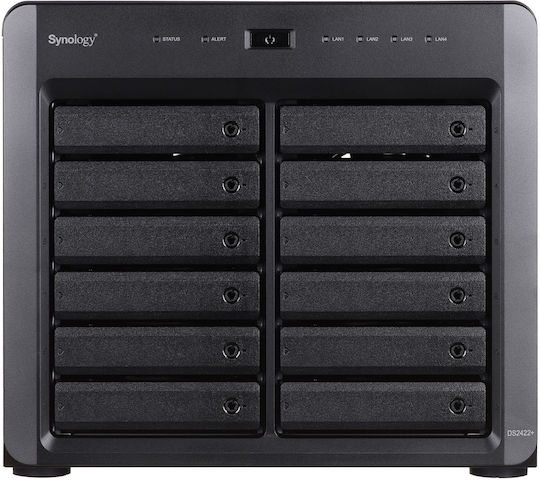 Synology DiskStation DS2422+ NAS Tower με 12 θέσεις για HDD/SSD και 4 θύρες Ethernet