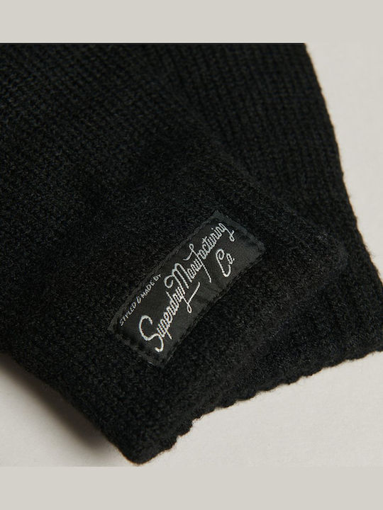 Women's Knitted Gloves Black Vintage Classic