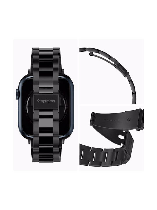Spigen Modern Fit Strap Stainless Steel Black (Apple Watch 38/40/41/42mm) AMP04803