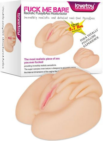Lovetoy Fuck Me Bare Realistic Pussy&Ass Мастурбатор Задник / Вагина 1бр