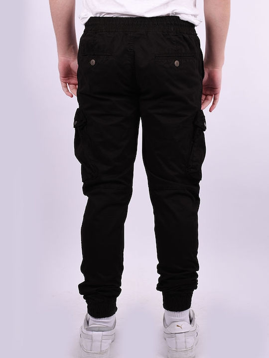 Fabric cargo pants black Black Black